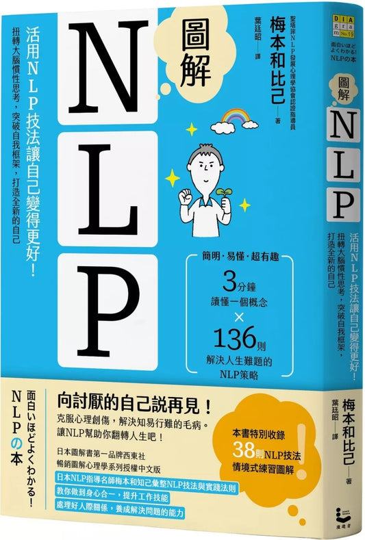 圖解NLP：活用NLP技法讓自己變得更好！扭轉大腦慣性思考，突破自我框架，打造全新的自己
面白いほどよくわかる! NLPの本